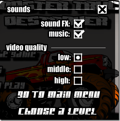 játszani monster truck játékot online