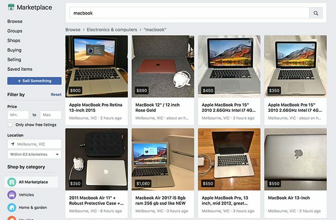 A Facebook Marketplace használt laptopok