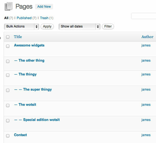 wordpress weboldal