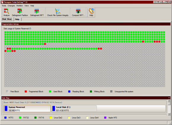 Paragon Hard Disk Manager 12 Suite: A merevlemez-meghajtók teljes ellenőrzése [Giveaway] defrag2