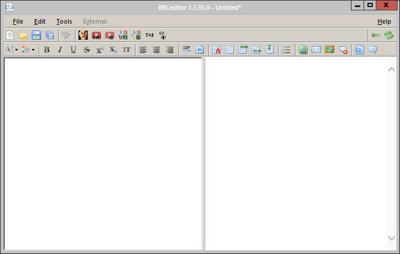 A BBCeditor lehetővé teszi a offline fórumbejegyzések elkészítését és formázását. [Bbce1]