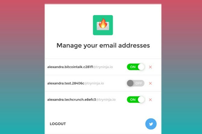 A burnermail az egyszerű eldobható e-mail címek kezelésének legegyszerűbb kiterjesztése