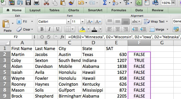 excel-or-eredmény