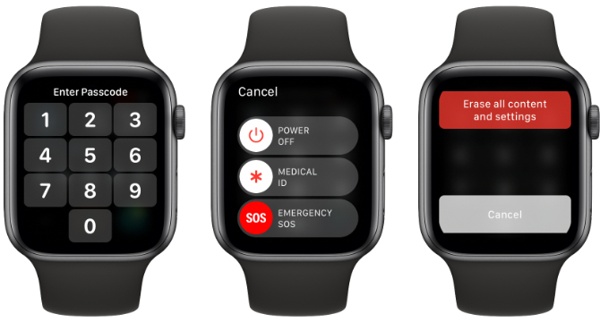 Gyári visszaállítás az Apple Watch