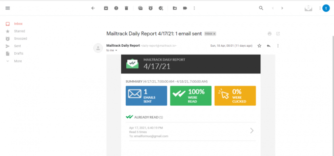 MailTrack a Gmailhez