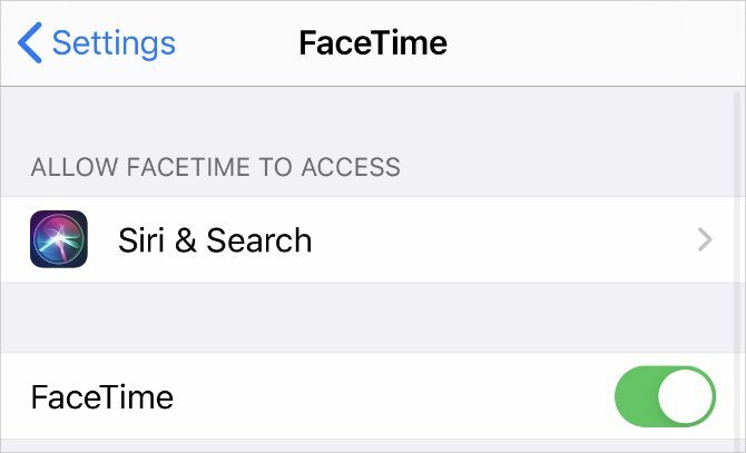 A FaceTime beállításai az iPhone készüléken