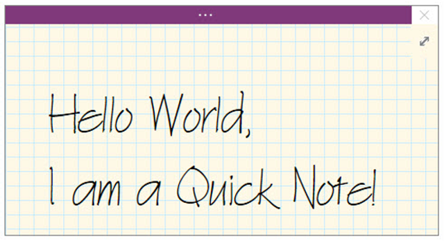 OneNote-feature-gyors jegyzetek