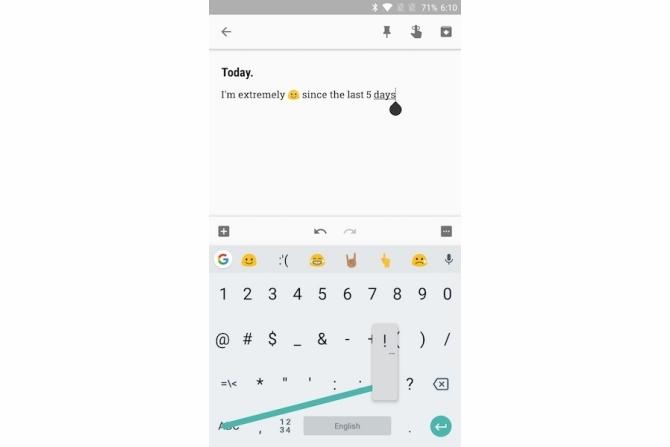 A gboard tippek gyorsabban íródnak be