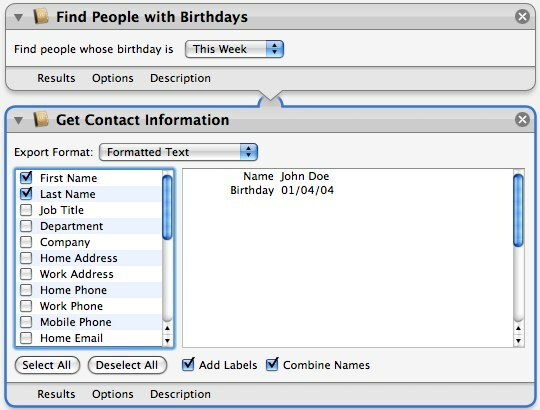 Születésnapi riasztások, automatikus e-mail értesítések és iCal [Csak Mac] kap elérhetőségi adatokat