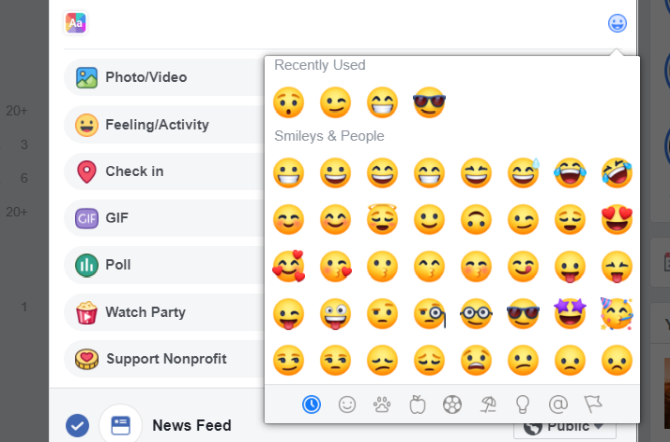 A facebook emoji egyfajta szimbólum a Facebook számára