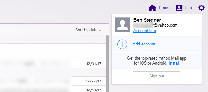 yahoo e-mail fiók biztonsági tippeket