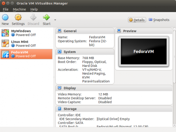 linux virtuális gépek virtualbox