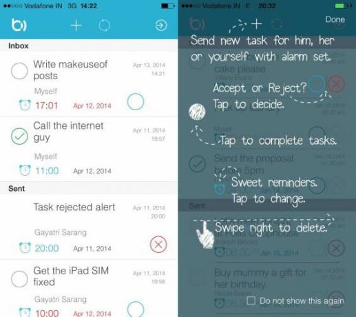 Beamtask-for-iPhone-Main-képernyő