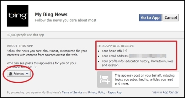 A Google-nál nagyobb: A Bing legjobb adataim My Bing News App Permissions1