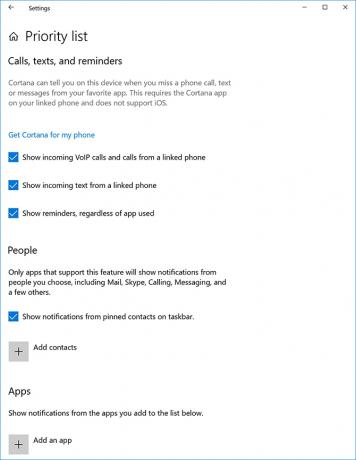 A Windows Focus Assist (korábban csendes órák) prioritási lista használata