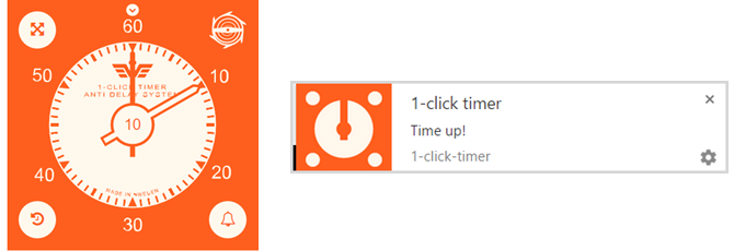 1clicktimer Chrome-bővítmény