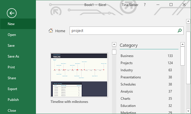 Excel-template-kereső