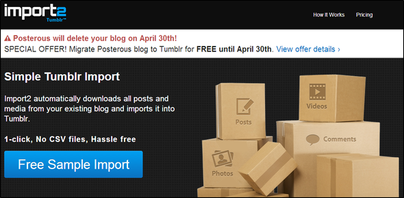 A legutóbbi útmutató a poszteros blog exportálásához, mielőtt leállna az Import2 kezdőlap