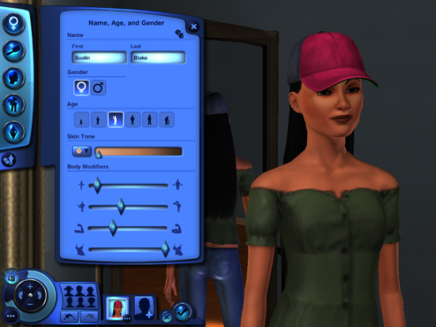 Create-a-Sim a The Sims 3-ban