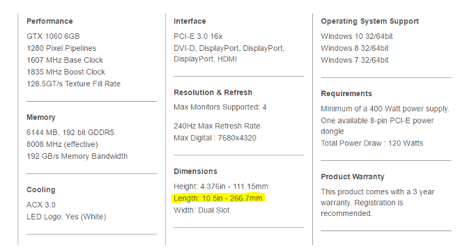 Hogyan vásároljunk olcsó játékgépet Nvidia grafikus kártyával, evga1060 hosszú