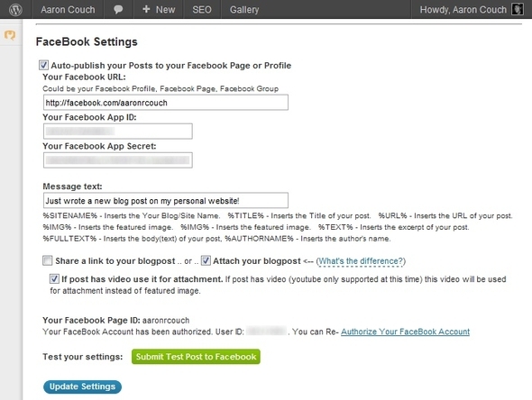 Blog tartalmának terjesztése: A legjobb automatikus postázási szolgáltatások WordPress App Facebook