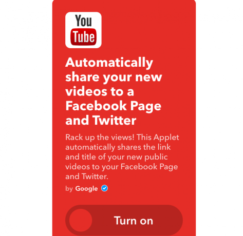 youtube ifttt ossza meg a twitter és a facebook-ot