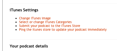 podcast iTunes alkalmazás