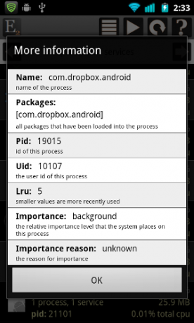 android rendszer info