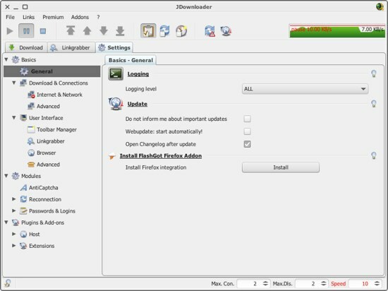 04c JDownloader - Settings.jpg