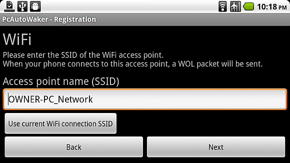 Kapcsolja be számítógépét Android-eszközzel Wi-Fi-n [WoW LAN] wake8