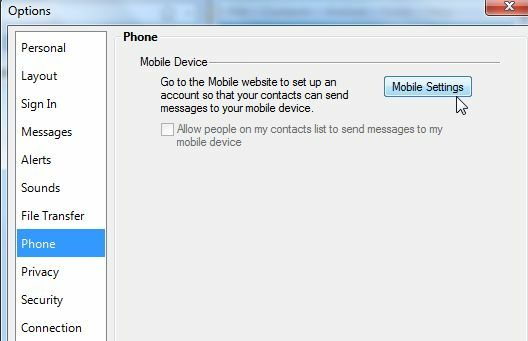 Messenger élőben