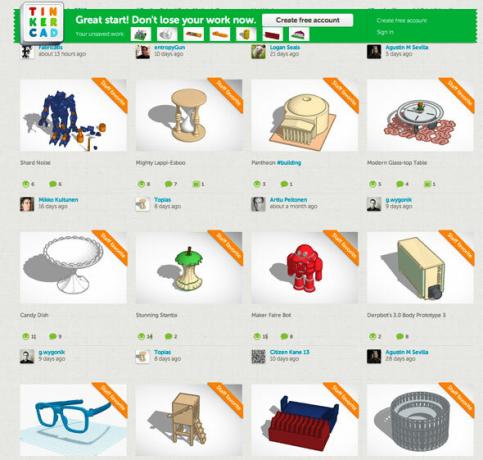 9 alkalmazás 3D nyomtatható objektumok könnyű elkészítéséhez tinkercad könyvtár