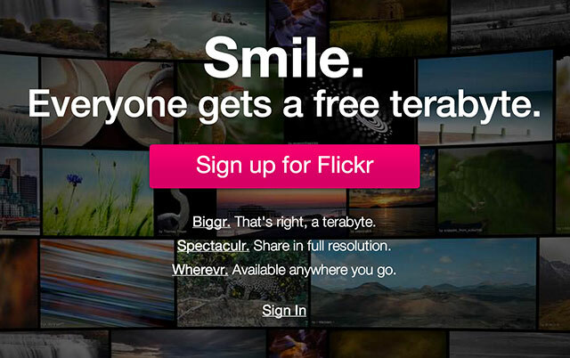 Ideje-e második esélyt adni a Yahoo-nak? Flickr terabyte