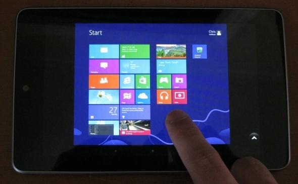 tesztelje a Windows 8 android táblagépen