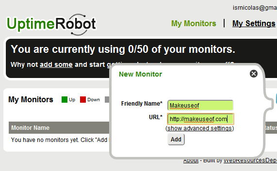 uptime robot