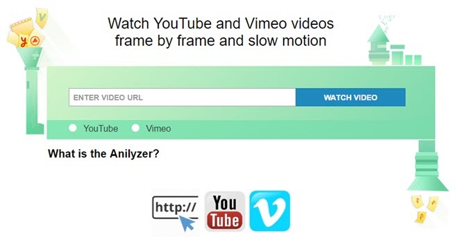 Hogyan nézhetem meg a YouTube-ot vagy a Vimeo-t képkockánként vagy Slow Motion anilizátorban