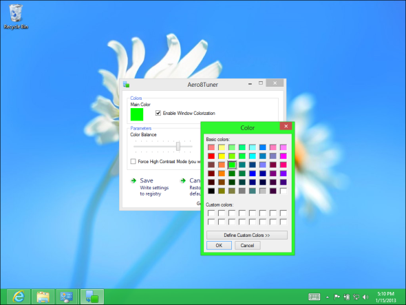 testreszabhatja a Windows 8 alkalmazást