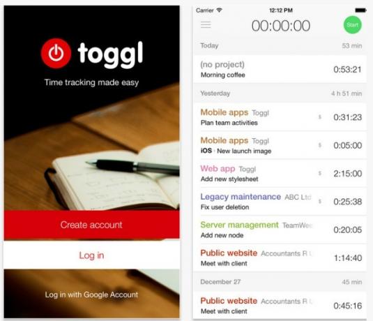 toggl app