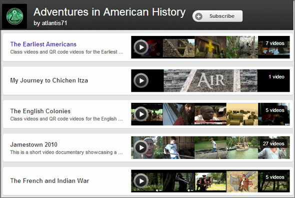 történelem csatorna a YouTube-on