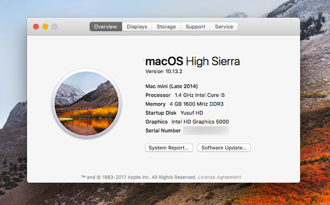 macOS System Info
