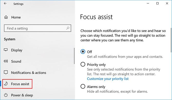 Hogyan használjuk a Windows Focus Assist (korábban csendes órákat) Focus Assist