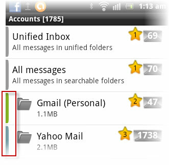 android e-mail kliens