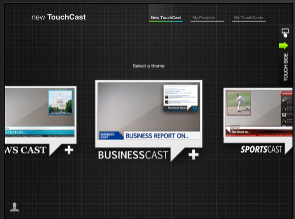 TouchCast témák