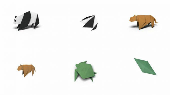 WWF Origami iMessage matricák csomag