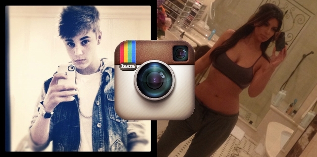 Instagram-Justin-Bieber-Kim Kardashian-