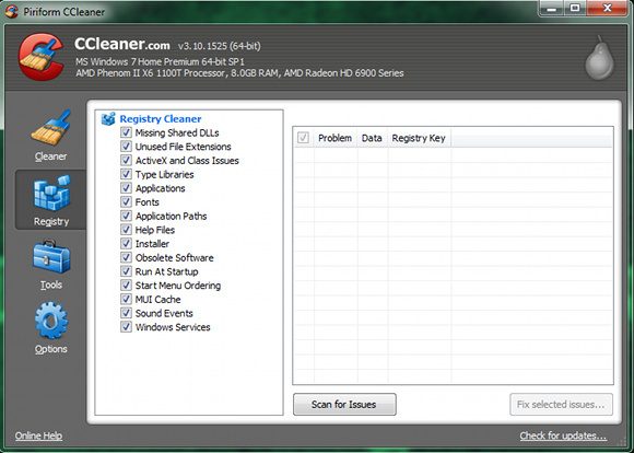 ccleaner szoftver