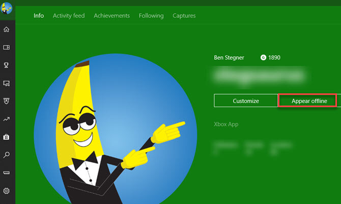 Hogyan jelenhet meg offline állapotban az Xbox One Xbox alkalmazáson?