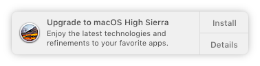 Hogyan lehet letiltani a bosszantó MacOS High Sierra frissítési értesítéseket