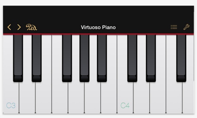 virtuóz zongora app