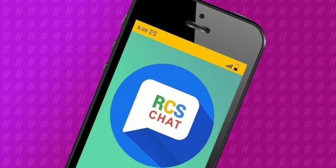 Google Android RCS Messaging illusztráció